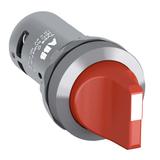 Przełącznik obrotowy 2poz.2NO czerwony C2SS2-30R-20