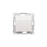 Simon 54 Łącznik/Przycisk roletowy podwójny elektroniczny 230 V biały DEZ2.01/11 KONTAKT