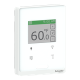 SXW, panel przedni z czujnikiem PIR, ekran dotykowy i 4 przyciski, Sensorbus, biały