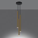 Sollux Lampa Wisząca PASTELO 3P złoty połysk SL.1197
