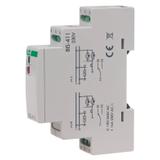 PRZEKAŹNIK BISTABILNY UN=230V AC/DC, I=10A, STYKI 1P, ZACISKI ŚRUBOWE, 1 MODUŁ