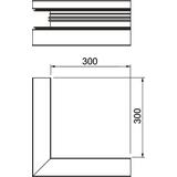 GA-AA70170EL, Naroże zewnętrzne asymetryczne