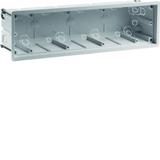 R.8 Puszka 4-krotna podtynkowa do montażu w ścianach karton-gips, szara