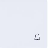 lumina Klawisz z symbolem „Dzwonek” biały WL6010 HAGER