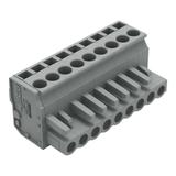 MCS-MIDI Classic gniazdo kątowe 9-bieg. szare raster 5 mm /50szt./ WAGO