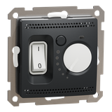 Sedna Design & Elements, regulator temperatury do ogrzewania podłogowego, czarny antracyt