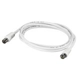 KABEL TV Z 1 WTYKIEM MĘSKIM O9,52 MM I 1 WTYKIEM ŻEŃSKIM O9,52 MM, DŁUGOŚĆ 2 M, Legrand