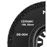 Tarcza półokrągła HM do ceramiki 85mm GRAPHITE 56H004 GTX 58-004 GTX Poland