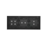 Simon 54 Touch Panel dotykowy S54 Touch 3 moduły 2 pola dotykowe pionowe+2 pola dotykowe poziome+4 p