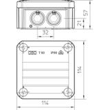 T 60F, PUSZKA ODGAŁĘŹNA T-SERIA OGN.