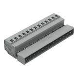 MCS-MIDI Classic wtyk 13-bieg. szary raster 5 mm /25szt./ WAGO