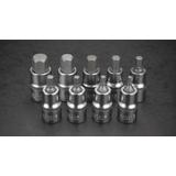 Końcówki sześciokątne na nasadce 55 mm, zestaw 9 szt.