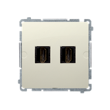 Simon Basic Gniazdo HDMI podwójne beż BMGHDMI2.01/12 KONTAKT