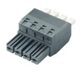BVFL 7.62HP/04/180 SN BK BX Wtyk PCB (złącze wiązki), 7.62 mm, Liczba biegunów: 4, PUSH IN z aktuatorem /60szt./ 1547520000 WEIDMÜLLER