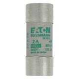 CYLINDRICAL FUSE 22 x 58 2A AM 690V AC Wkładka cylindryczna 22 x 58mm 2A AM 690V AC C22M2 EATON
