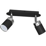 Milagro plafon (reflektorki) Joker Black 2xGU10 MLP911