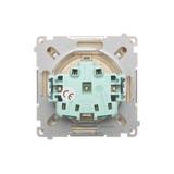 Simon Basic Gniazdo wtyczkowe Schuko do wersji IP44 z przesłonami 16A 250Vzaciski śrubowe beż BMGSZ1BZ.01/12 BMGSz1Bz.01/12 KONTAKT