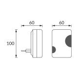 Dzwonek bezprzewodowy NUTKA 230V L