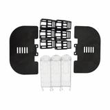 NH00 IP20 Triple Pole Protection kit Zestaw ochronny IP20 dla podstawy TD00-D (osłony pokrywa przegr