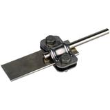 Zacisk probierczy bez przekładki, drut 8-10/płask. 30 mm, stal nierdzewna NIRO