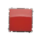 Simon Basic Łącznik dwubiegunowy 10A 250V szybkozłączka czerwony BMW2.01/22 KONTAKT