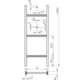 SLS 80 C40/5, DRABINKA PIONOWA 500 DŁ.6000