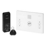 SANDI, zestaw domofonowy jednorodzinny, bezsłuchawkowy 2-żyłowy, z szyfratorem i czytnikiem breloków