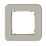 MINI Ramka uniwersalna pojedyncza zaokrąglona z tworzywa taupe