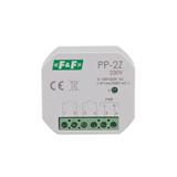 Przekaźnik elektromagnetyczny 2Z 16A montaż podtynkowy w obud.PDT,U=100-265V AC styk:2Z 16A PP-2Z-230V F&F