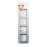 Suno Ramka Poczwórna 4-Krotna Aluminium 721514 LEGRAND