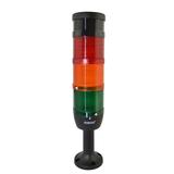 Kolumna kompletna 70mm/3 człony/220V/czerwony błysk-żółty-zielony+buzzer TK-IK73F220ZM01 PROMET