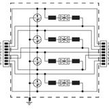 Ogranicznik przepięć DEHNpatch CAT6, adapter wtyk RJ45/wtyk RJ45, do sieci LAN 1Gb, ATM, FDDI, CDDI