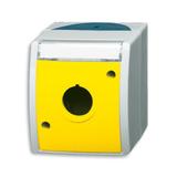 OCEAN Obudowa z polem opisowym  szary/zielono-niebieski