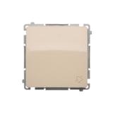 Simon Basic Przycisk dzwonek 16A 250V zaciski śrubowe beż BMD1A.01/12 KONTAKT