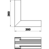 GA-SI70130RW, Naroże wewnętrzne symetryczne