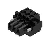BL 3.50/03/180F SN BK BX Wtyk PCB (złącze wiązki), 3.50 mm, Liczba biegunów: 3, Przyłącze z jarzmem /102szt./ 1615790000 WEIDMÜLLER