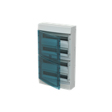 Obudowa MISTRAL65 drzwi przeźroczyste 72M z listwą N+PE