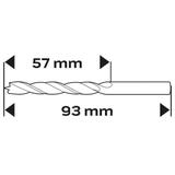 Wiertło do drewna spiralne, 6 x 90 mm