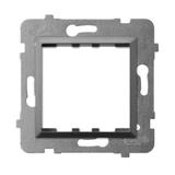 ARIA Adapter podtynkowy systemu 45 do serii Aria kolor szary mat AP45-1U/m/70 OSPEL