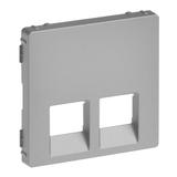 Valena Life Plakietka Gniazda 2Xrj 45 Aluminium 755422 LEGRAND