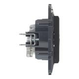 Niloe Step - gniazdo TV-R-SAT przelotowe, 14 dB- kolor czarny, Legrand