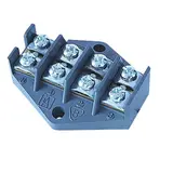 ZPT4-10.0 ,  Płytka odgałęźna serii ZPT, 10,0mm2, 4 tory, czarny