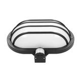 LASO oprawa ogrodowa z czujnikiem ruchu 180st 1x60W E27 IP44 plastik czarna LF-2/B ORNO