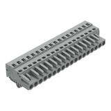 MCS-MIDI Classic gniazdo 18-bieg. szare raster 5 mm /25szt./ WAGO