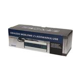 Gniazdo meblowe z ładowarką USB i przewodem 1,8m, 3x2P+Z, 2xUSB (typ A, 2,1A) OR-AE-1360 ORNO