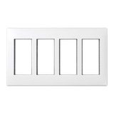 Simon Connect Ramka obudowy S500 4-modułowa 8x K45 czysta biel 51010104-030 KONTAKT