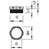 164/MS, TULEJA GWINTOW.DOCISK.PG21 MS/N