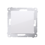 Simon 54 Przycisk pojedynczy zwierny bez piktogramu 10A szybkozłączka biały