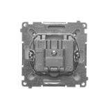 Simon Basic Gniazdo antenowe R-TV końcowe separowane 1x wejście: 5–862 MHz satynowy