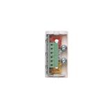 Simon Connect Płytka K45/2 złącz 3x RCA (CINCH) 225x45mm + wkłady zaciski śrubowe czysta biel K105B/9 KONTAKT